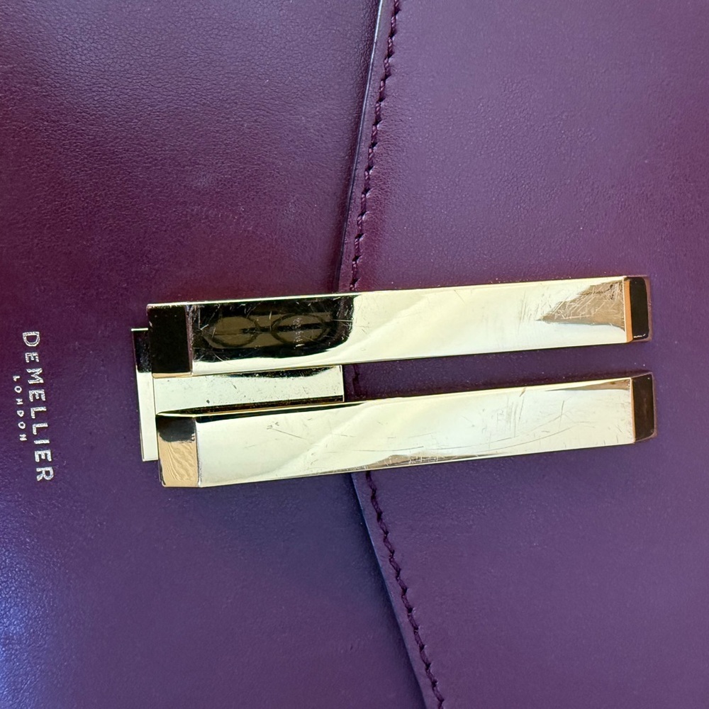 DeMellier Vancouver Bag Smooth Burgundy - Picture 8 of 8
